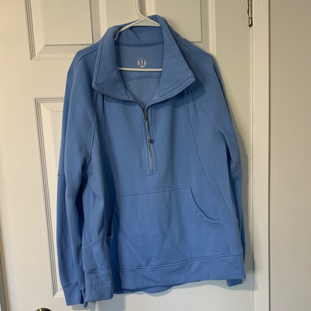lululemon athletica Scuba Zip-Up Sweater in Blue
